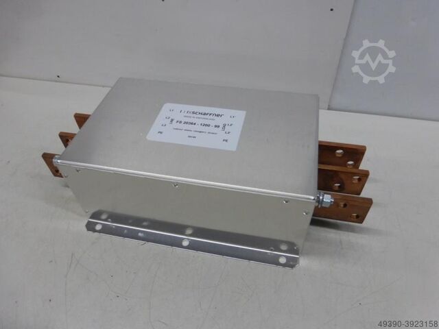 Сильноточный фильтр ЭМС SCHAFFNER; 3 фазы, 3 x AC балласта, модуль подключения к сети, сетевой фильт SCHAFFNER FS 20364-1200-99