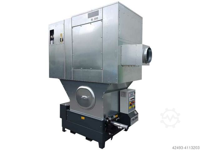 Система извлечения с брикетировочным прессом mütek MPP 60 + Entstauber, Absaugung MMJET350