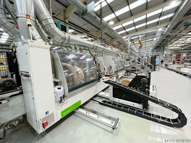 Линия для 4-х сторонней кромкооблицовки BIESSE + RBO Winner + Stream SB1 + Stream SB2 + GPK