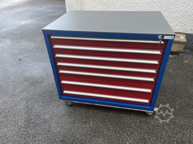 Инструментальный шкаф на роликах с 6 выдвижными ящиками Hahn+Kolb 