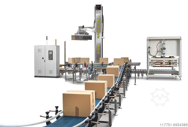 Роботизированная укладка на поддоны Euro Pack - Palletiser A/S Winner Circular Robots