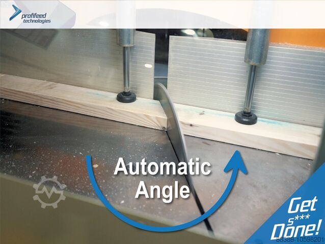 Полностью автоматическая пила-оптимизатор для резки под углом 6 м ProfiFeed Technologies A550 Fully Automatic Mitre Solid Wood