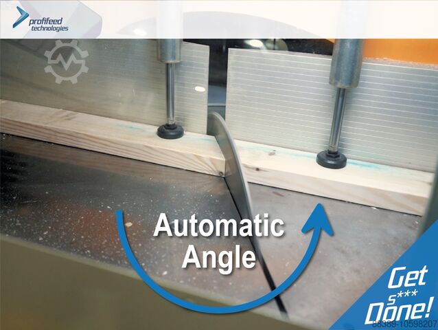 Полностью автоматическая пила-оптимизатор для резки под углом 9 м ProfiFeed Technologies A550 Fully Automatic Mitre Solid Wood