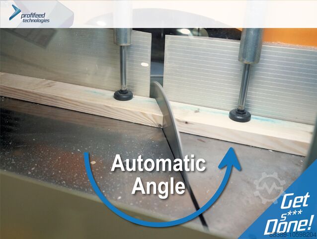 Полностью автоматическая пила-оптимизатор для резки под углом 7,5 м ProfiFeed Technologies A550 Fully Automatic Mitre Solid Wood