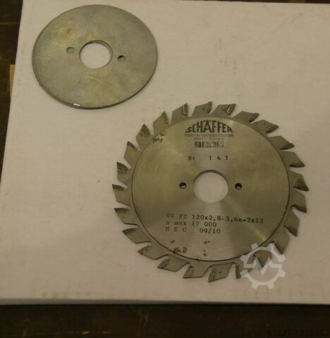 Задирание пильных дисков 120 x 2,8-3,6 Schäffer zweiteilig, vertsellbar