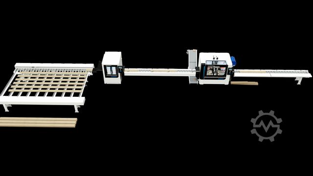 Машина для фугования пальцев Marinus Machinery Powermax Finger Jointer & Defect Saw