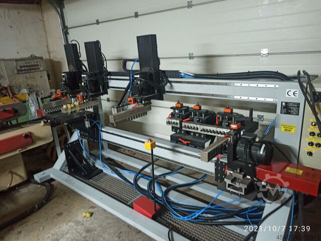 модульный сверлильный станок 8 единиц автоматический GOMAD WU 3 G +3 T+2 C