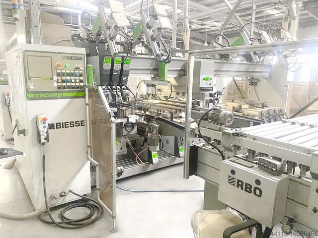 АВТОМАТИЧЕСКАЯ СВЕРЛИЛЬНО-ПРИСАДОЧНАЯ ЛИ BIESSE + RBO (BIESSE Group) 2 x Techno FDT CN