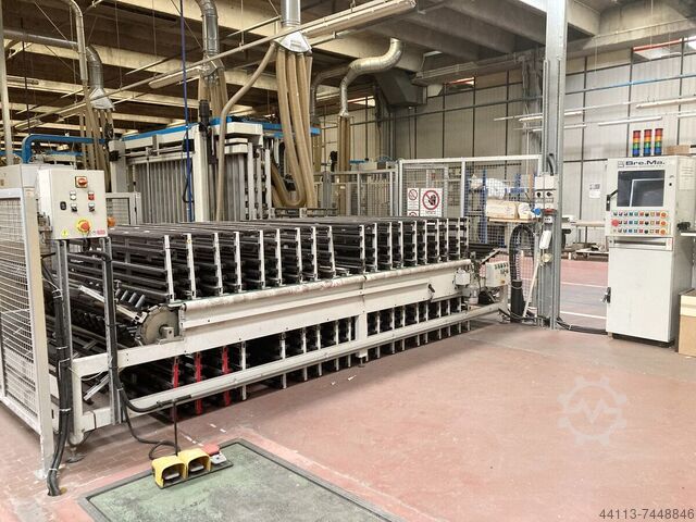 N.C. DRILLING & Dowels Inserting LINE BREMA (BIESSE Group) 2 x Vektor (GLR-X 30-13 + XK 40-13) + ID