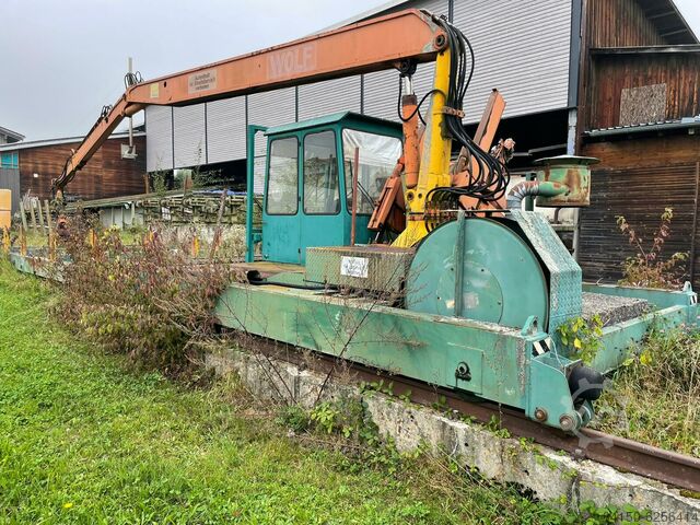 Кран для сортировки бревен Сортировочная тележка Wolf RSZ 300/12,5