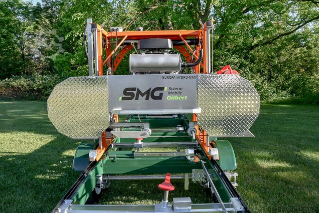 мобильная пила для бревен с горизонтальной лентой SMG GILBERT EUROPA 1000
