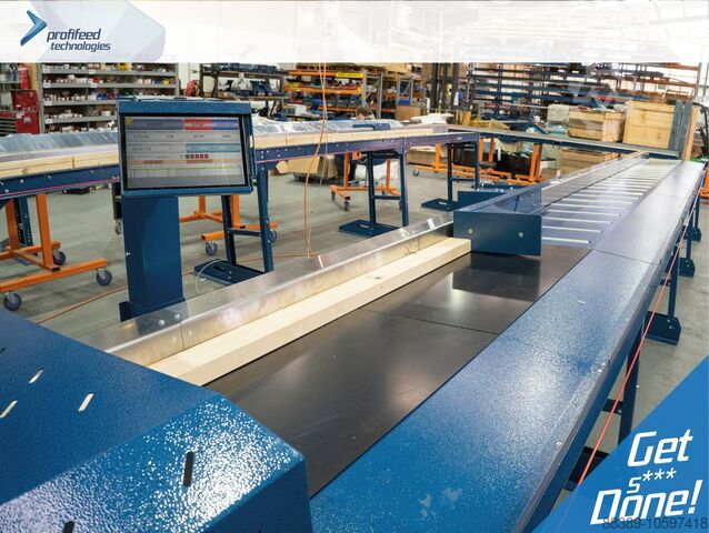 Полностью автоматический оптимизатор SAW 14м ProfiFeed Technologies T600 Fully Automatic Solid Wood Saw