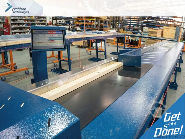 Полностью автоматическая оптимизаторная пила 4м ProfiFeed Technologies T600 Fully Automatic Solid Wood Saw