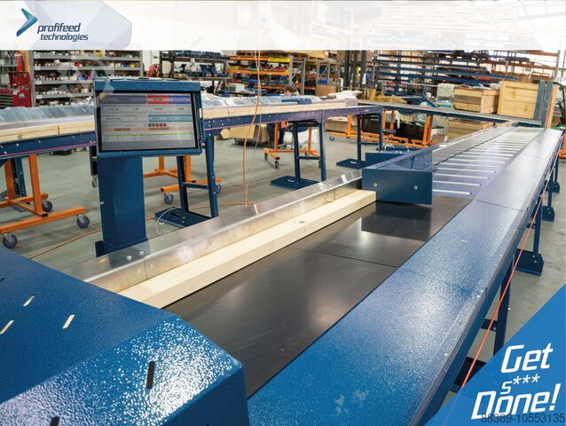 Полностью автоматический оптимизатор SAW 14м ProfiFeed Technologies T600 Fully Automatic Solid Wood Saw