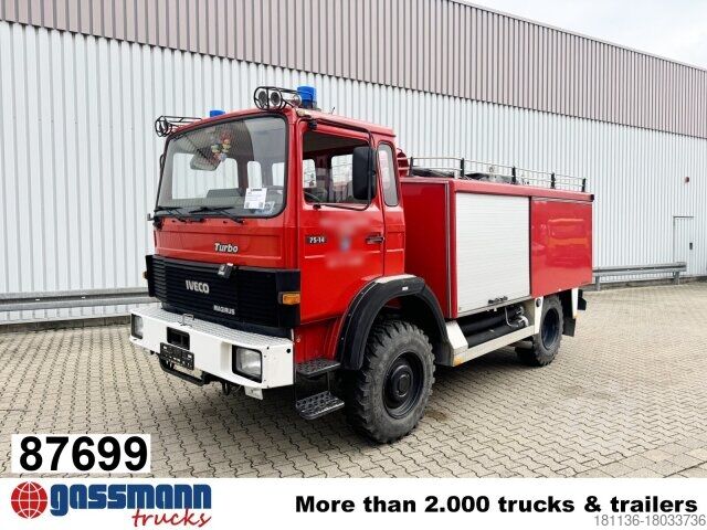 Пожарная машина Iveco 75-14 AW 4x4, TLF 8/18