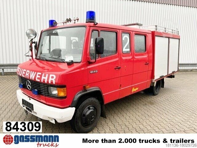 Пожарная машина Mercedes-Benz 814 D 4x2 Doka, TLF 8