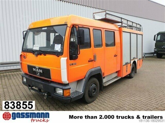Пожарная машина MAN 10.224 LC 4x2 BB Doka, TLF 16/12, 6-Zylinder Motor