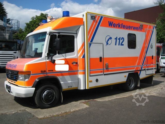Пожарная машина MERCEDES-BENZ 616 D Vario Großraum-RTW Luftfederung *21000 KM*