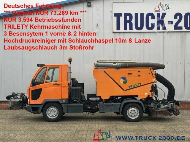Подметальная машина Multicar Trilety Sweeper Besen V+H+ HD Lanze + Laubsauger