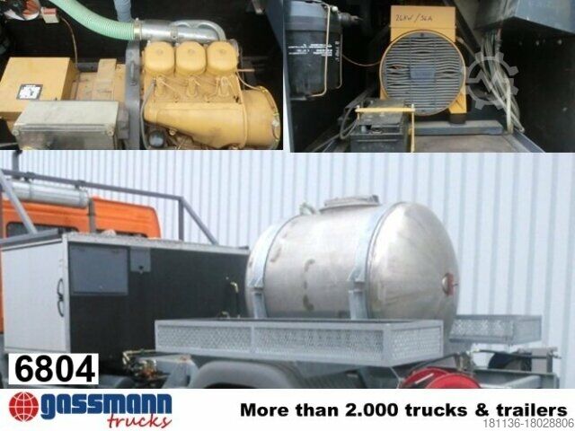 Подметальная машина  Tank-Aufbauauf Wunsch mit Separatmotor,