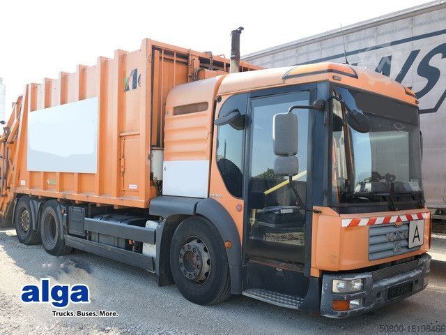 Мусоровоз MAN 26.350 TGA/Haller 24 m³./Klima/4 Sitze