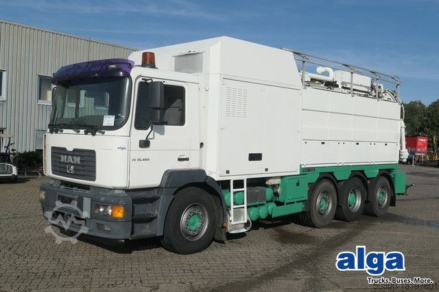 Вакуумная автоцистерна MAN 35.464 FVNLC 8x2, Müller-Fatmaster, Saugaufbau