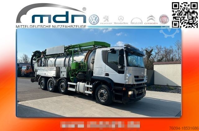 Вакуумная автоцистерна IVECO Stralis 260S48 Sinz Saug Druck Kombispül.Recycle
