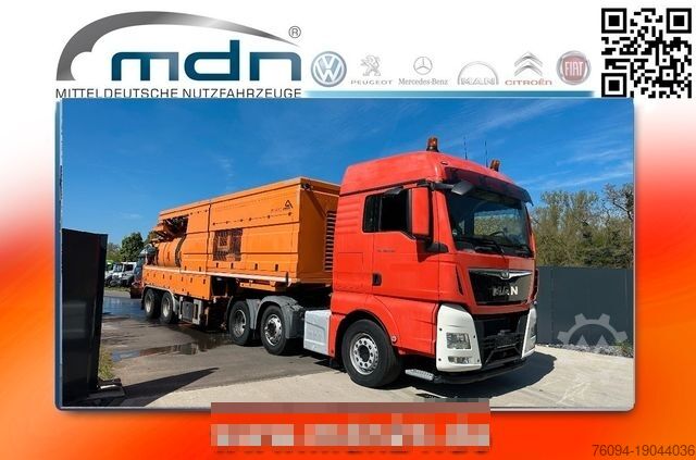 Вакуумная автоцистерна MAN Assmann Auflieger Saug-Druck-Kombi  / Recycler