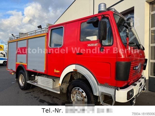 Вакуумная автоцистерна MERCEDES-BENZ 1428 AF 4x4 kurze Doka 100 km/h Tank 2500l