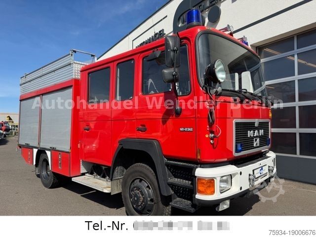 Вакуумная автоцистерна MAN 12.232 4x4 Firefighter Tank 1200l orig 19tkm