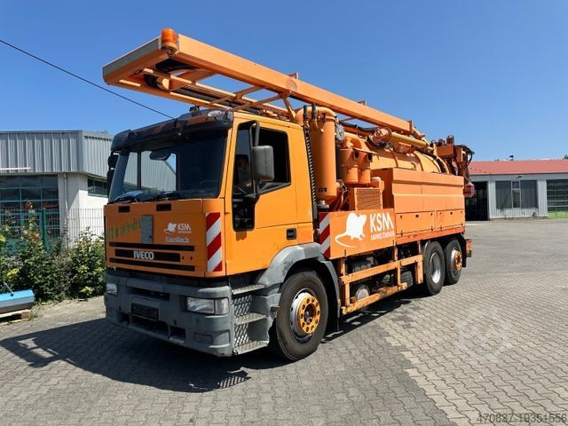 Вакуумная автоцистерна IVECO EuroTech 420 / Müller CMF 150 Kombi Recycler