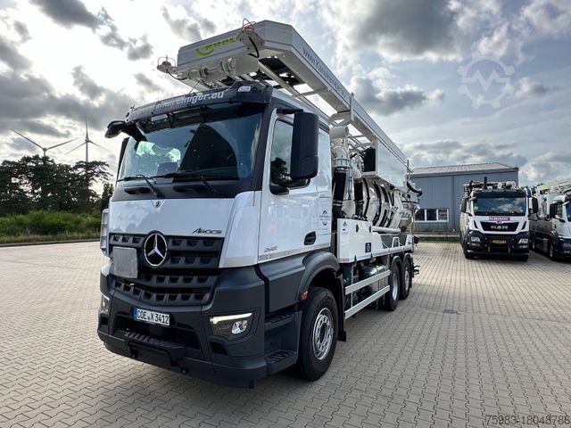 Вакуумная автоцистерна MERCEDES-BENZ AROCS 2548 L 6x2 / KROLL Wasserrückgewinner WRS1