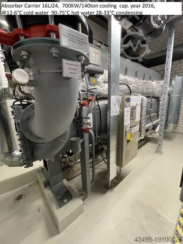 Холодильная машина Carrier , Absorber Absorption Chiller 16LJ 24