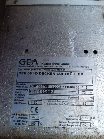 испаритель KUBA GEA DEB 091D