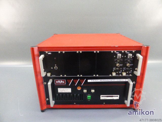 Электродинамическое вибрационное оборудование RMS Testmanager SWR 900 u. SWE 384 , SWE 366