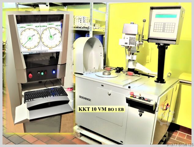 Балансировочный станок KKT 10 VM - Schenck Vertikalmaschine Auswuchtmaschine und Lohnwuchten