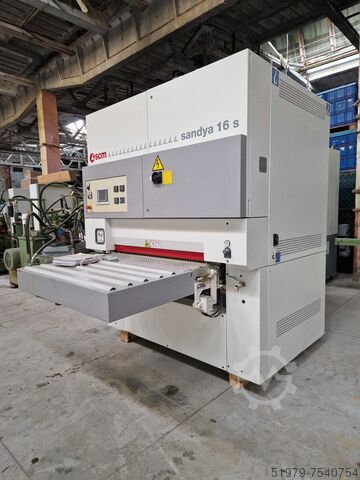 Широколенточный шлифовальный станок 3 единицы SCM SANDYA 16S