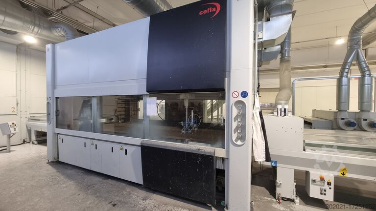 Автоматическая окрасочная установка Cefla Linea Automatica Verniciatura