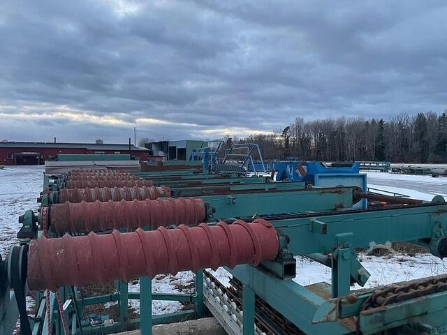 Конвейерное оборудование Roller conveyor with chain cross conveyor 