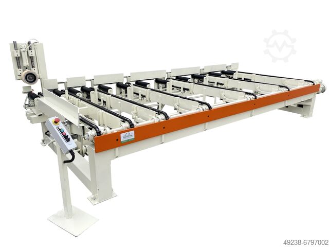 Подающий стол для четырехстороннего рубанка  