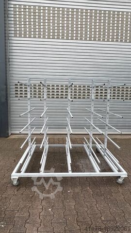 Тележка для полок 7 полок, ширина 1 540 мм - Kein Hersteller - 