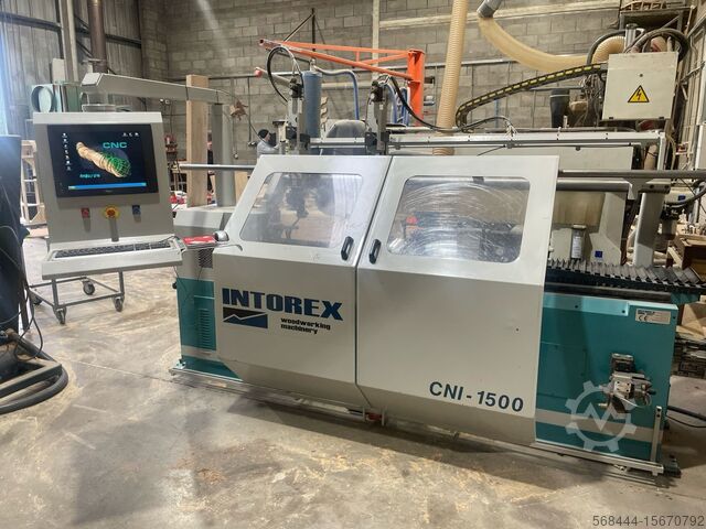 токарный станок по дереву / токарный станок Intorex CNI 1500
