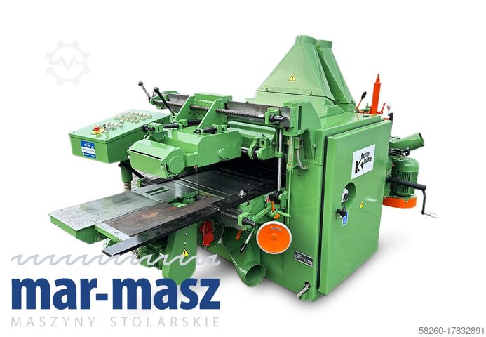 Широкий четырехсторонний рубанок KUPFERMUHLE 60 na 6 głowic do mokrego drewna