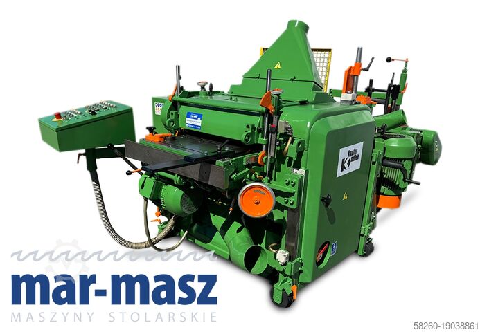 Четырехсторонний мокрый рубанок KUPFERMUHLE 60 na 5 głowic 60cm do bali 