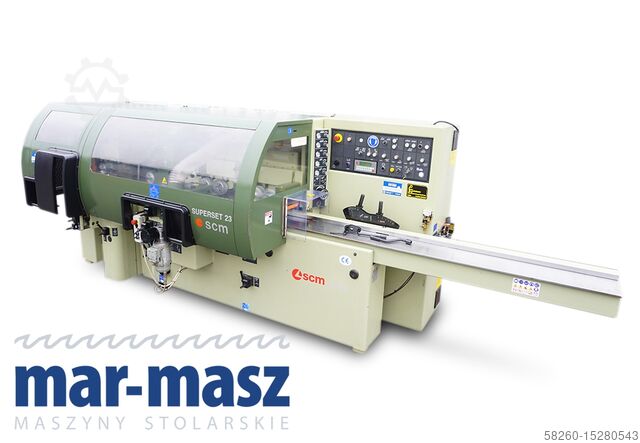 Четырехсторонний строгальный станок SCM SUPERSET 23 na 6 głowic