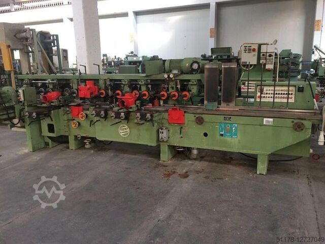 Строгальный станок Weinig U17N с карданным валом, 7+1 валов Weinig U17N