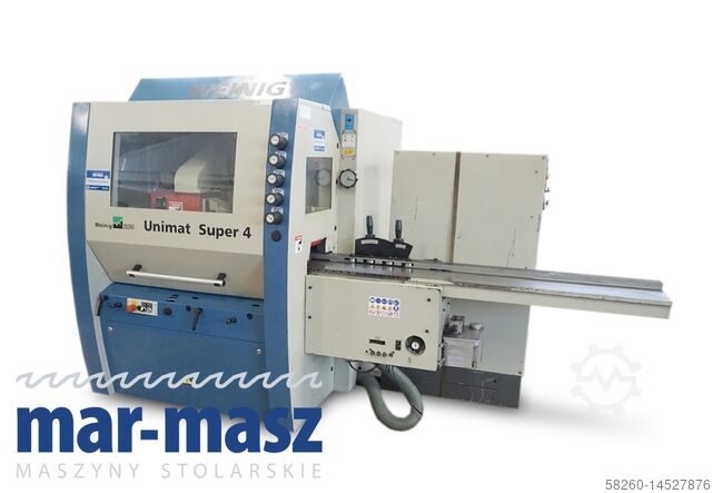 Четырехсторонний строгальный станок WEINIG UNIMAT SUPER 4 do produkcji lameli