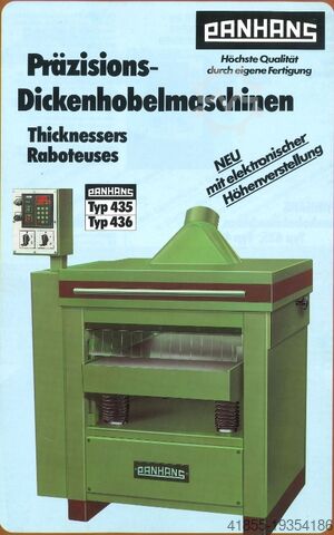 Толстомерный строгальный станок Panhans 436 Tersamesserhobelwelle