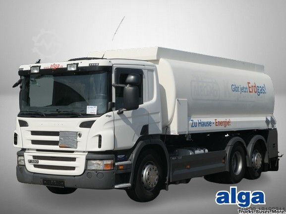 Автоцистерна SCANIA P 320 6x2, Lindner & Fischer, 19m³, 3 Kammern