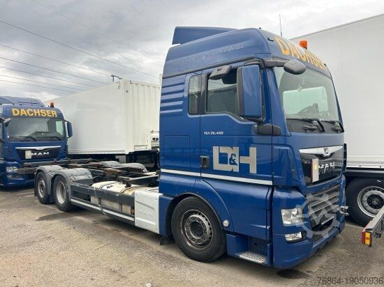 Автомобиль с заменяемым кузовом MAN TGX 26.440 XLX 6X2 LIFTACHSE,  EURO 6, MOTORSCHADEN